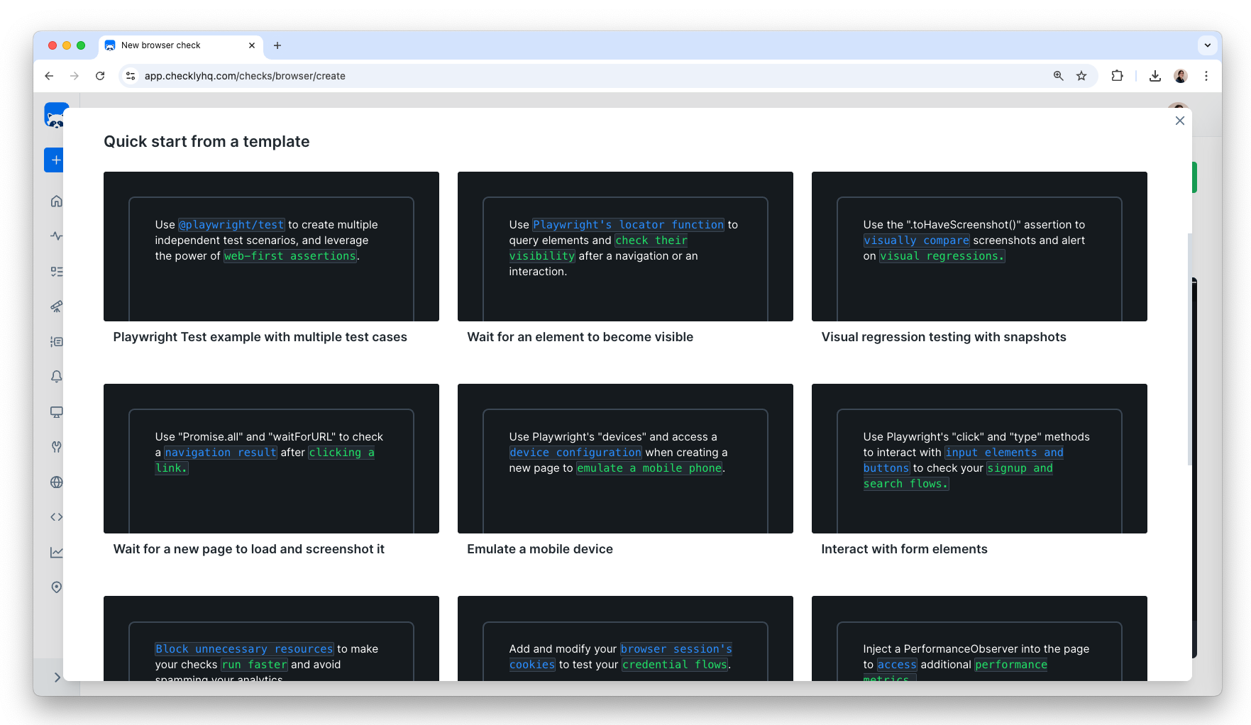 checkly-browser-check-templates